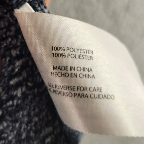 Orvis Sweater Size L Blue V Neck Chenille Velvet Soft Cozy Pullover Knit - Picture 7 of 9